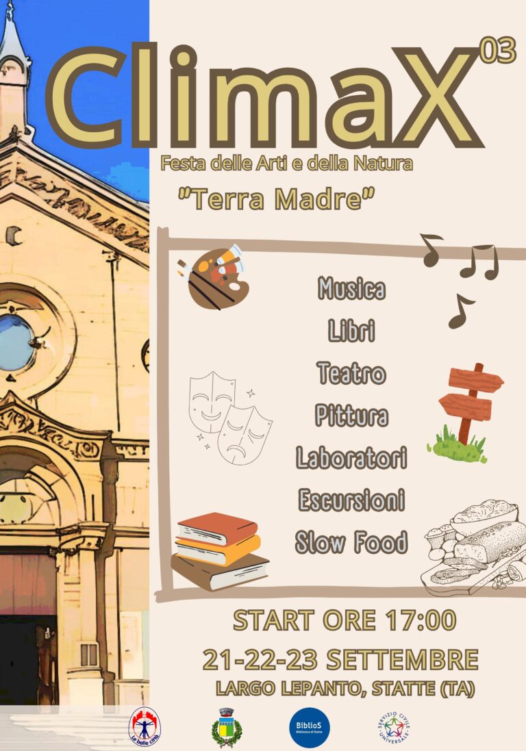 Climax – Edizione 2 – Festival della arti e della natura – Terra Madre